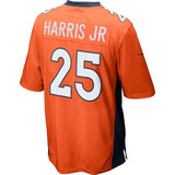 Men's Denver Broncos Chris Harris Jr Orange Game Jersey