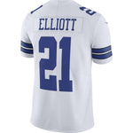 Men's Dallas Cowboys Ezekiel Elliott  White Vapor Untouchable Limited Player Jersey