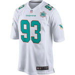 Men's Miami Dolphins Ndamukong Suh White Game Jersey