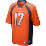 Men's Denver Broncos Brock Osweiler Orange Game Jersey