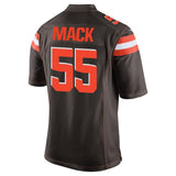 Men's Cleveland Browns Alex Mack Brown Game Jersey