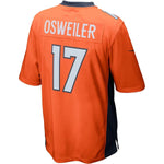 Men's Denver Broncos Brock Osweiler Orange Game Jersey