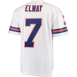 Men's Denver Broncos John Elway Mitchell & Ness White Retired Player Jersey