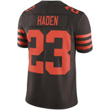 Men's Cleveland Browns Joe Haden Brown Vapor Untouchable Color Rush Limited Player Jersey