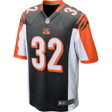 Mens Cincinnati Bengals Jeremy Hill Black Game Jersey