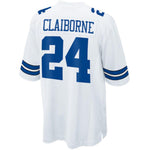 Men's Dallas Cowboys Morris Claiborne White Game Jersey