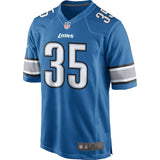 Mens Detroit Lions Joique Bell Light Blue Game Jersey