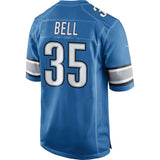 Mens Detroit Lions Joique Bell Light Blue Game Jersey