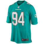 Men's Miami Dolphins Mario Williams Aqua Game Jersey