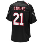 Men's Atlanta Falcons Deion Sanders NFL Pro Line Black Retired Player Jersey