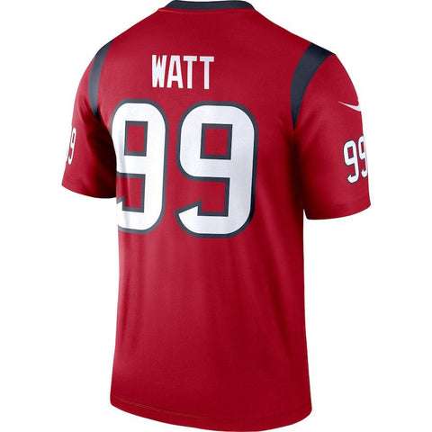 Men's Houston Texans J.J. Watt  Red Legend Jersey