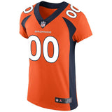 Men's Denver Broncos Orange Vapor Untouchable Custom Elite Jersey