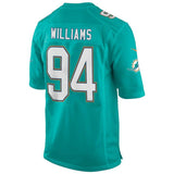 Men's Miami Dolphins Mario Williams Aqua Game Jersey