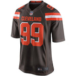 Men's Cleveland Browns Paul Kruger Brown Game Jersey