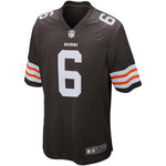 Cleveland Browns Historic Logo Brian Hoyer Brown Game Football Jersey