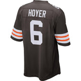 Cleveland Browns Historic Logo Brian Hoyer Brown Game Football Jersey