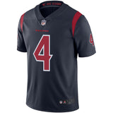 Men's Houston Texans Deshaun Watson Navy Vapor Untouchable Color Rush Limited Player Jersey