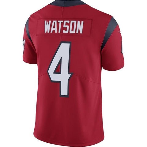 Men's Houston Texans Deshaun Watson Red Vapor Untouchable Limited Jersey