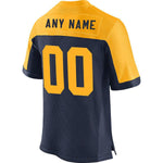 Men's Green Bay Packers Navy Blue Elite Custom Alternate Jersey