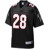 Men's Atlanta Falcons Warrick Dunn NFL Pro Line Black Retired Player Jersey