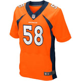 Mens Denver Broncos Von Miller Orange Elite Jersey