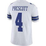 Men's Dallas Cowboys Dak Prescott White Vapor Untouchable Limited Player Jersey