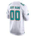 Men's Miami Dolphins White 2018 Custom Game Jersey