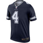 Men's Dallas Cowboys Dak Prescott Navy Legend Jersey