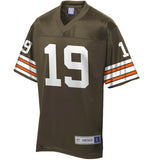 Men's Cleveland Browns Bernie Kosar NFL Pro Line Brown Retired Player Jersey