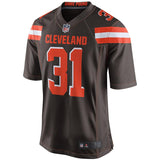 Men's Cleveland Browns Donte Whitner Brown Game Jersey