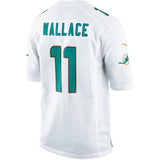 Mens Miami Dolphins Mike Wallace White Game Jersey