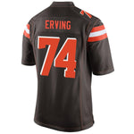 Men's Cleveland Browns Cameron Erving Brown Game Jersey
