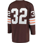 Men's Cleveland Browns Jim Brown Mitchell & Ness Brown 1964 Authentic Throwback Jersey