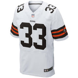 Men's Cleveland Browns Historic Logo Trent Richardson White Elite Jersey