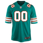 Men's Miami Dolphins Aqua Customized Throwback Jersey