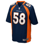 Mens Denver Broncos Von Miller Navy Blue Alternate Game Jersey