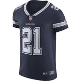 Men's Dallas Cowboys Ezekiel Elliott Navy Vapor Untouchable Elite Jersey