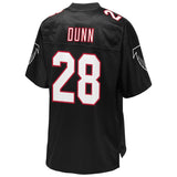 Men's Atlanta Falcons Warrick Dunn NFL Pro Line Black Retired Player Jersey