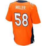 Mens Denver Broncos Von Miller Orange Elite Jersey