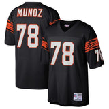 Men's Cincinnati Bengals Anthony Munoz Mitchell & Ness Black 1989 Retired Player Jersey