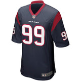 Mens Houston Texans JJ Watt Navy Blue Game Jersey