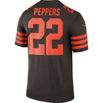 Men's Cleveland Browns Jabrill Peppers Brown Color Rush Legend Jersey