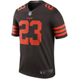 Men's Cleveland Browns Joe Haden Brown Color Rush Legend Jersey