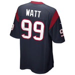 Mens Houston Texans JJ Watt Navy Blue Game Jersey