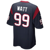 Mens Houston Texans JJ Watt Navy Blue Game Jersey