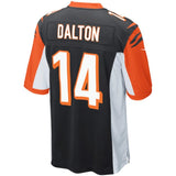 Mens Cincinnati Bengals Andy Dalton Black Game Jersey