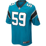 Mens Carolina Panthers Luke Kuechly Nike Blue Alternate Game Jersey