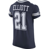 Men's Dallas Cowboys Ezekiel Elliott Navy Vapor Untouchable Elite Jersey