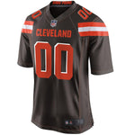 Men's Cleveland Browns Brown Custom Game Jersey