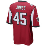 Men's Atlanta Falcons Deion Jones Red Game Jersey